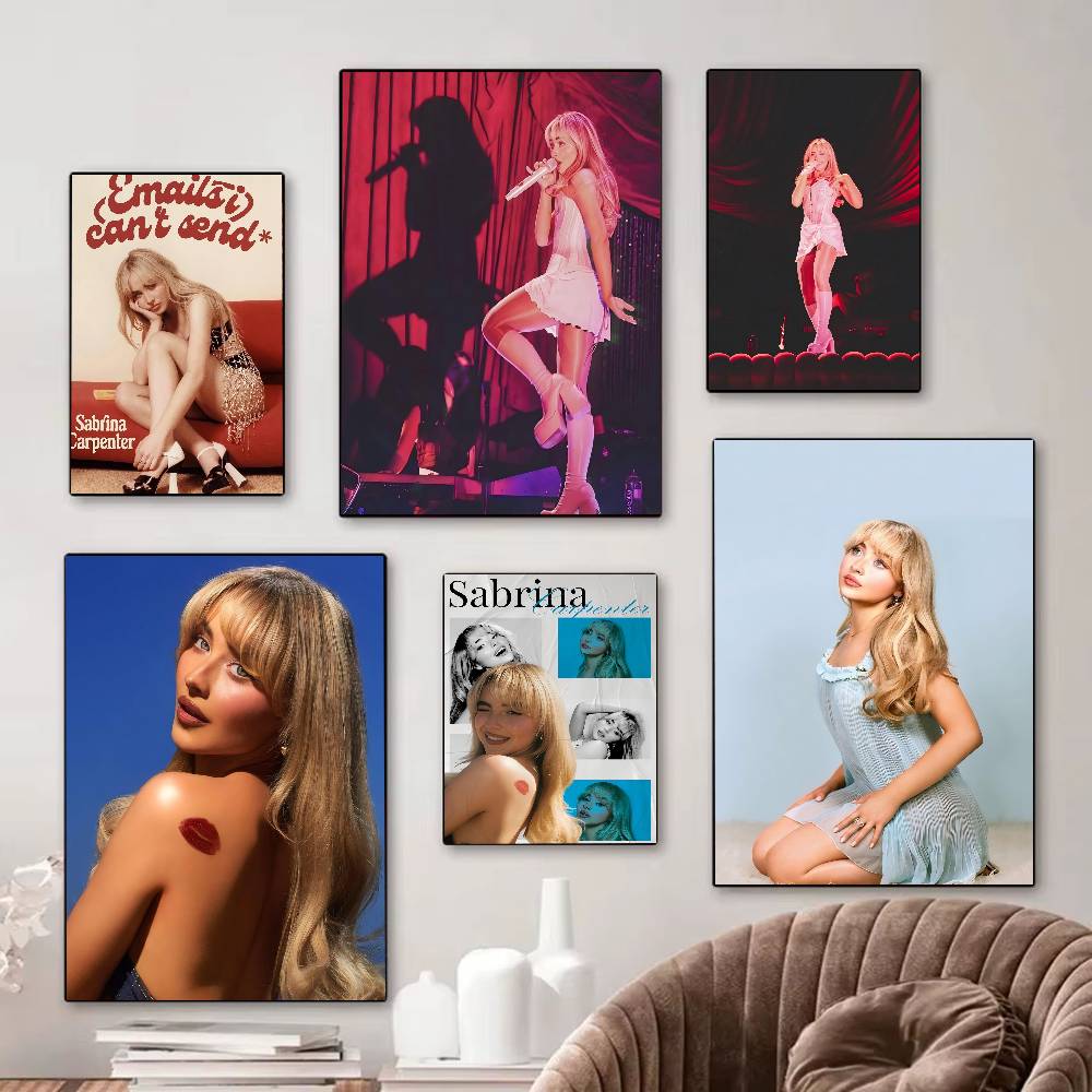 Vintage Fashion Prints For Wall - Классические винтажные постеры Fashion Singer S-Sabrina