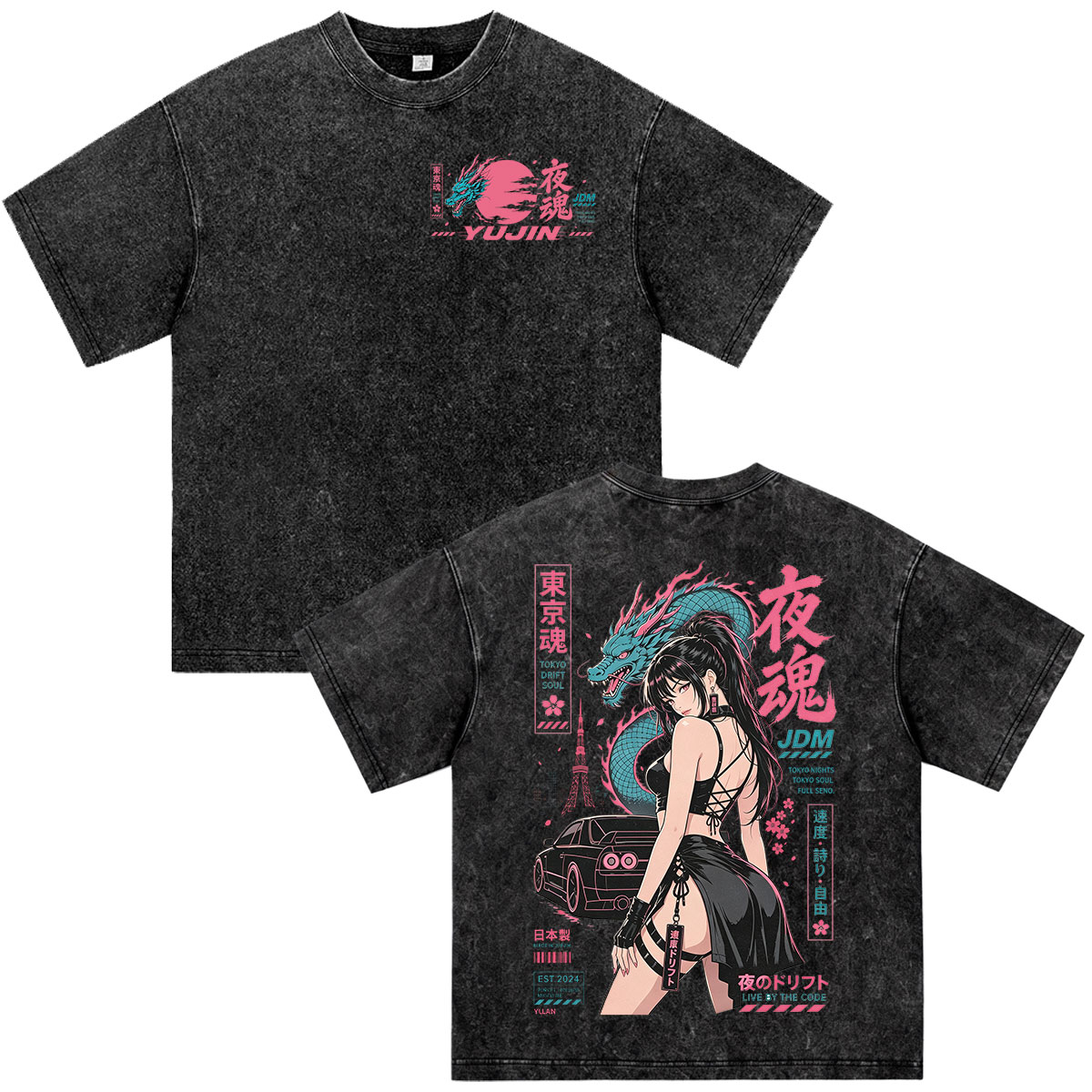 Vintage Fashion In Tokyo - Аниме Initial D Drift Tokyo Dragon