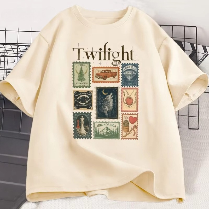 Vintage Fashion Books - Винтажная футболка Twilight Forks для любителей