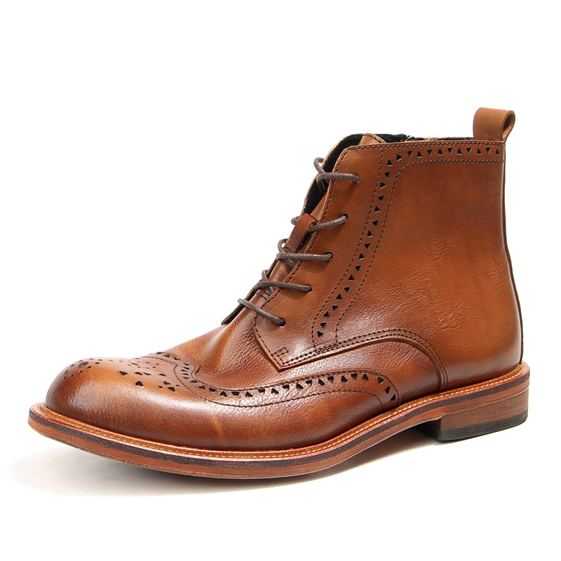 Vintage Fashion For Men - Винтажные мужские ботильоны «Челси», роскошные ботинки