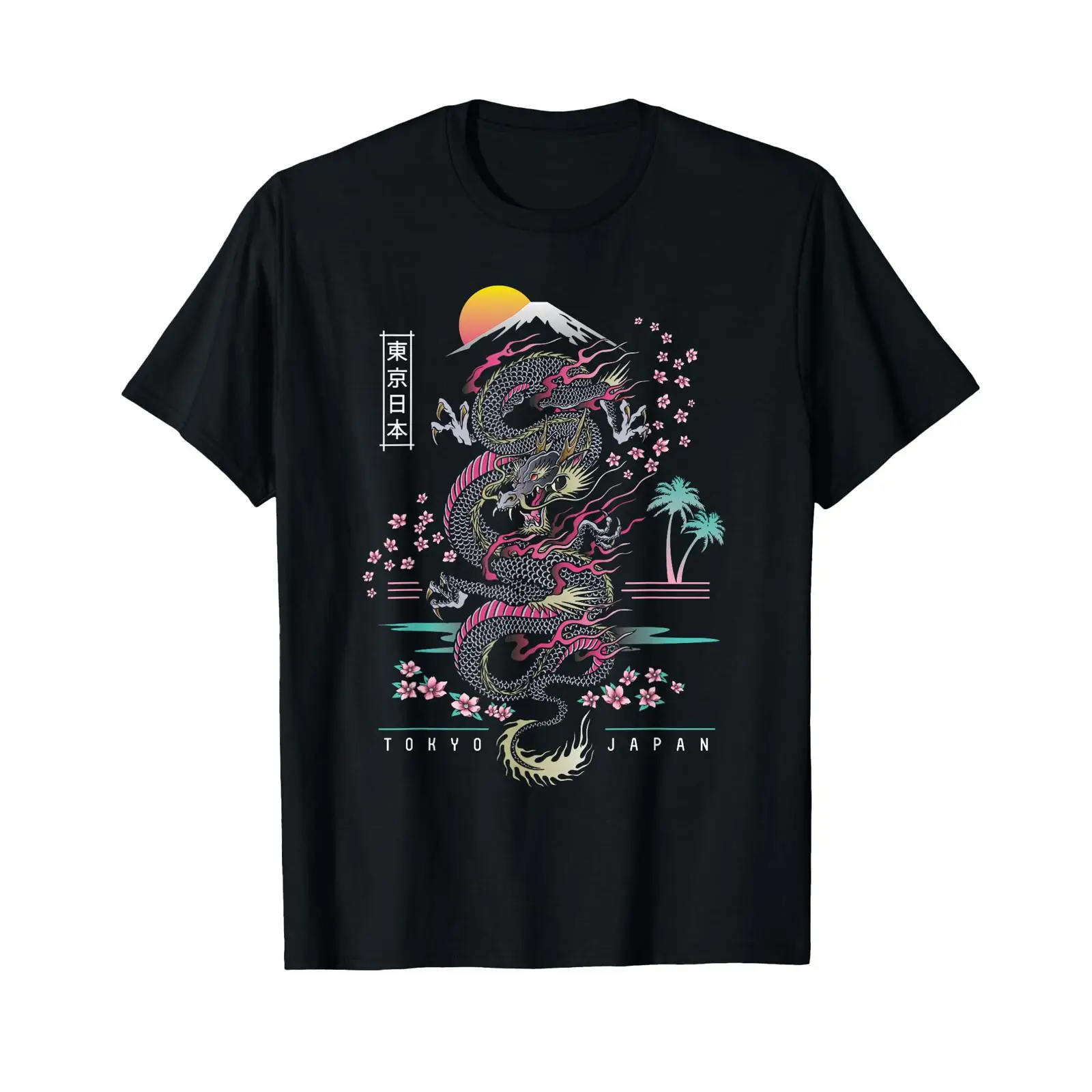 Vintage Fashion In Tokyo - Японская футболка в стиле Tokyo Dragon