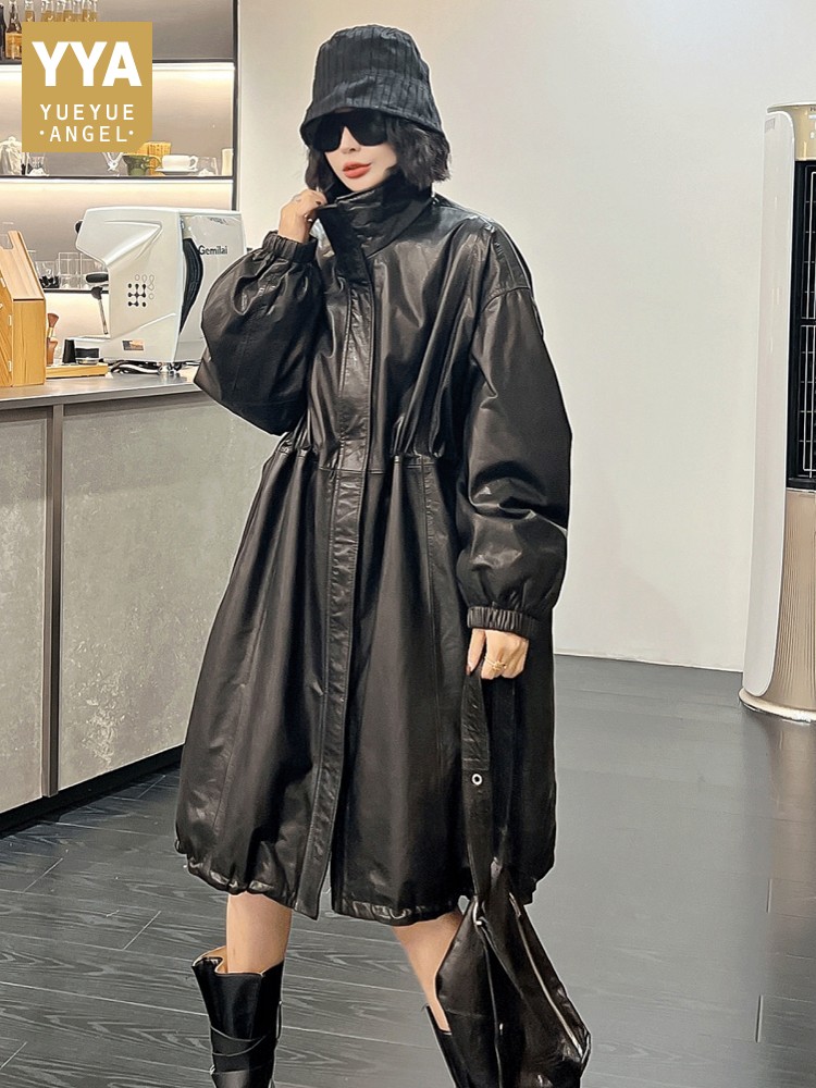 Vintage Trench Coat - Винтажный женский зимний пуховик из натуральной