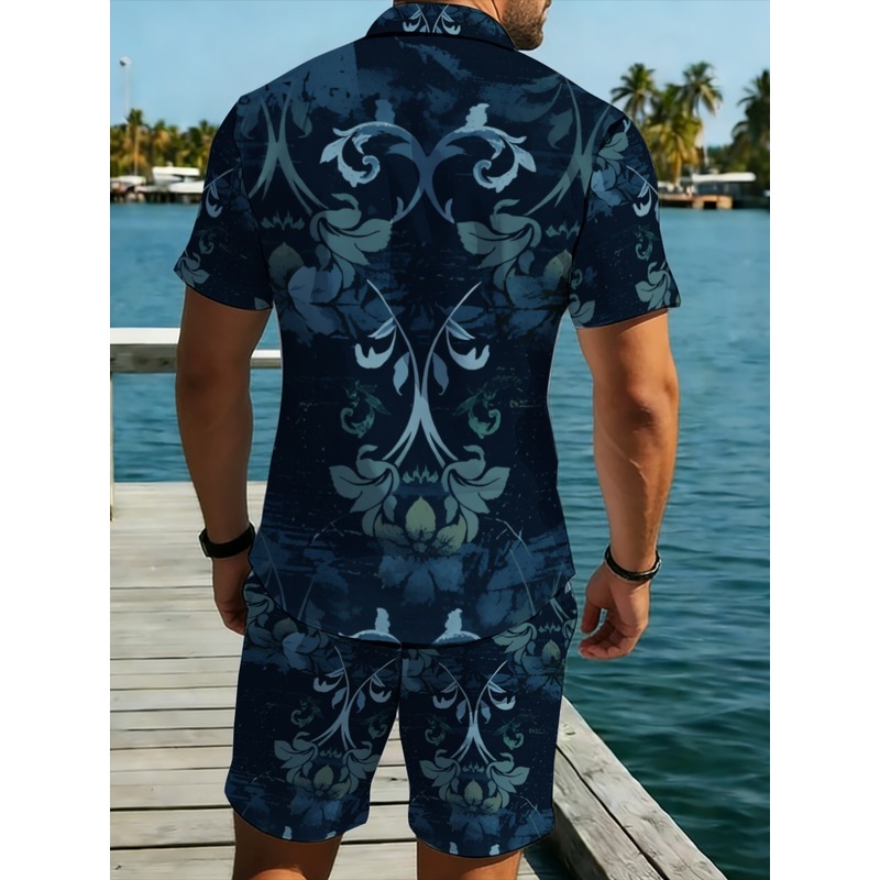 Мужской комплект из рубашки с  – обзор и цена Printed Floral Shirt