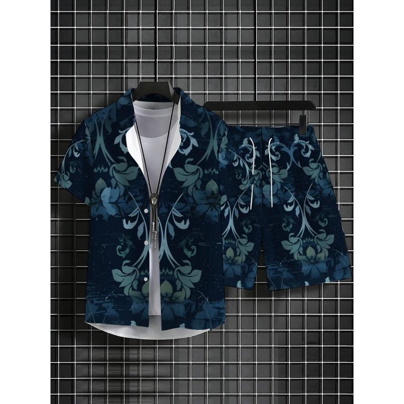 Мужской комплект из рубашки с  – обзор и цена Printed Floral Shirt