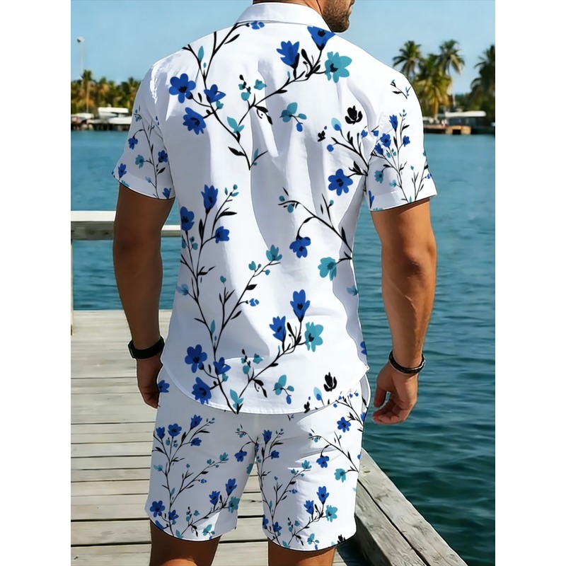Мужской комплект: рубашка с ко – обзор и цена Printed Floral Shirt