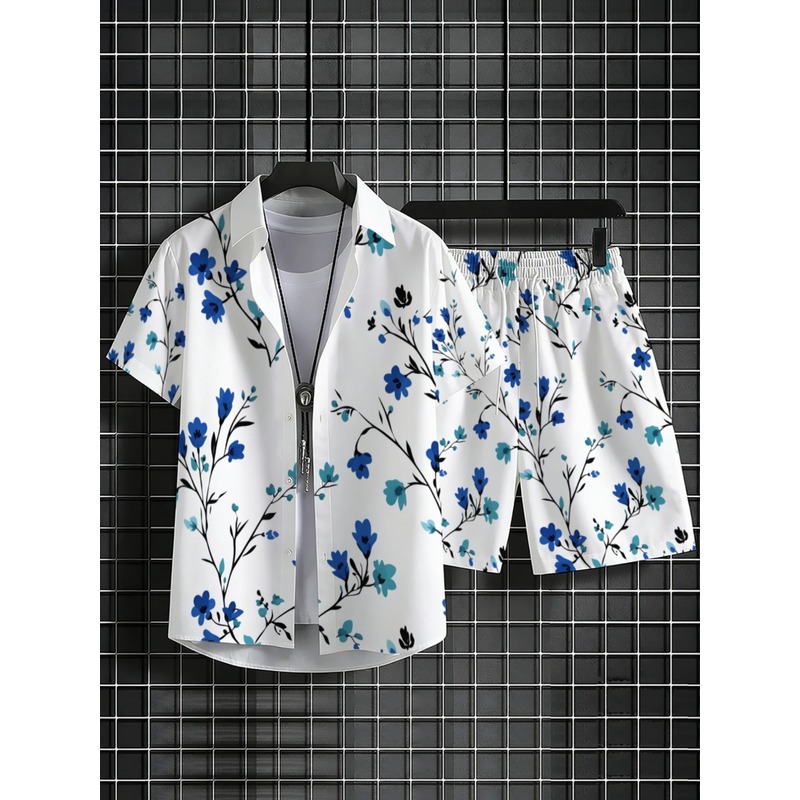 Мужской комплект: рубашка с ко – обзор и цена Printed Floral Shirt