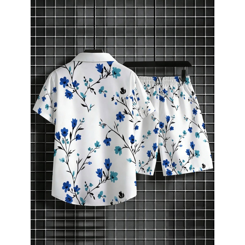 Мужской комплект: рубашка с ко – обзор и цена Printed Floral Shirt