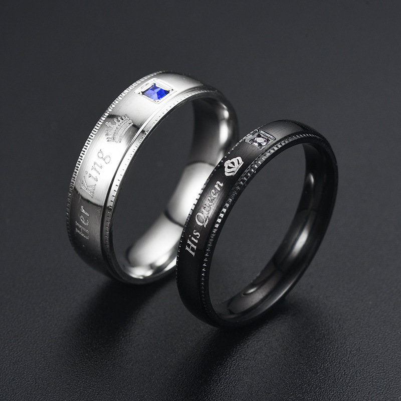 Простое парное кольцо из титан – обзор и цена Vintage Fashion Rings For Women