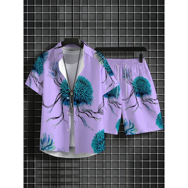 Мужской комплект: гавайская ру – обзор и цена Printed Floral Shirt