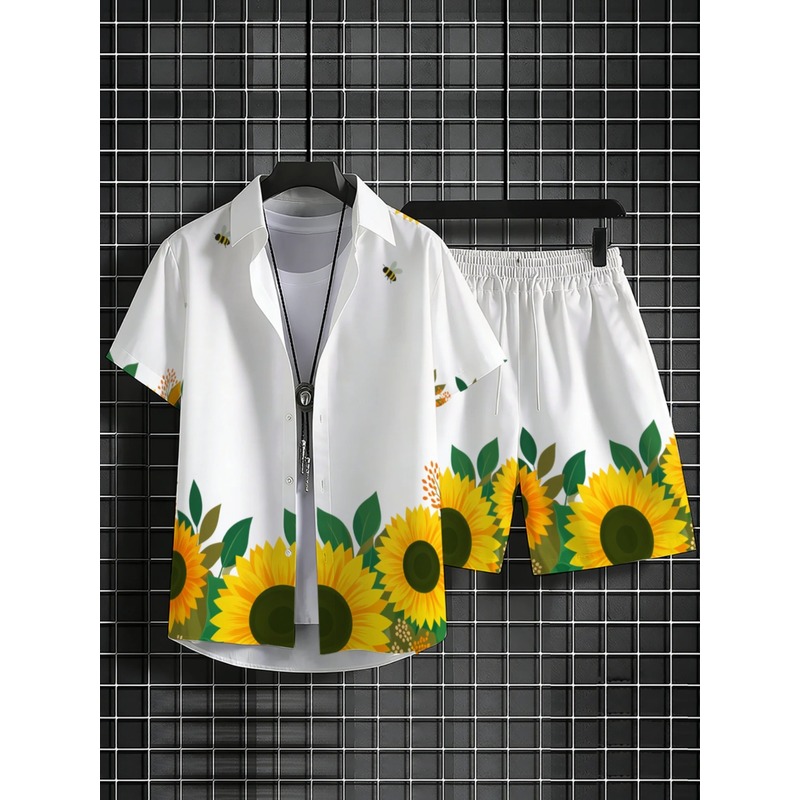 Мужской комплект: рубашка и шо – обзор и цена Printed Floral Shirt