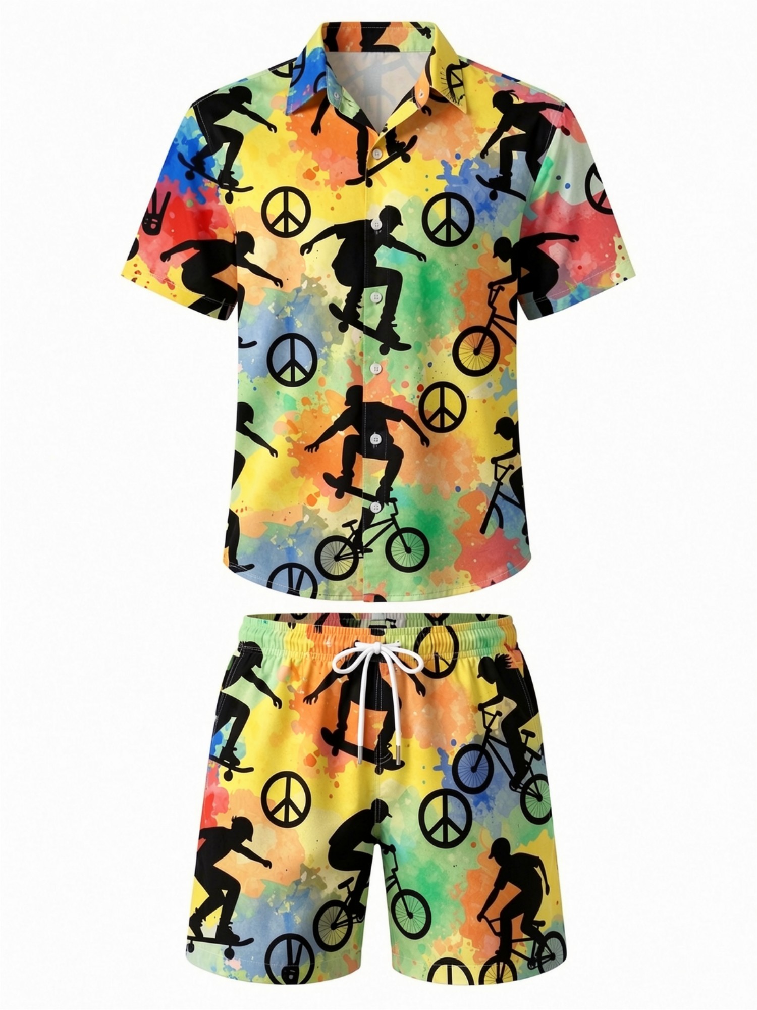 Мужской комплект: рубашка с ко – обзор и цена Printed Floral Shirt
