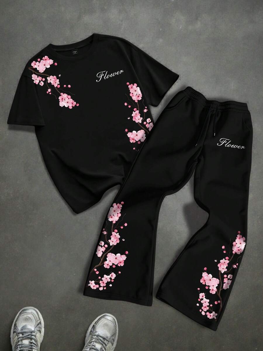 Мужская повседневная футболка  – обзор и цена Printed Floral Shirt