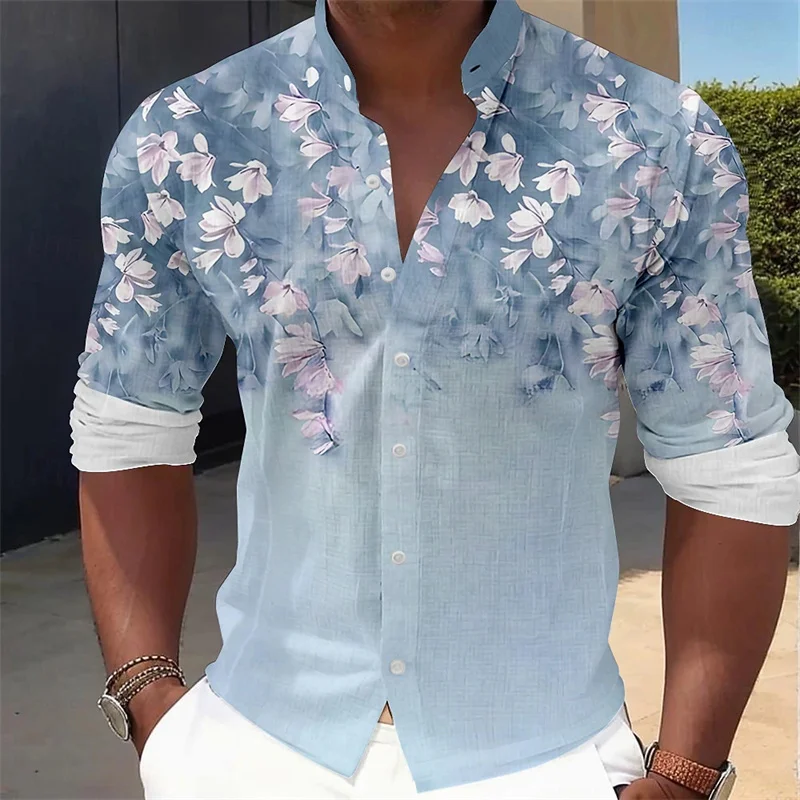 Мужская рубашка с цветочным пр – обзор и цена Printed Floral Shirt