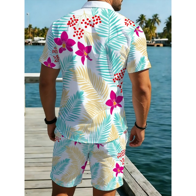Мужской комплект: рубашка с ко – обзор и цена Printed Floral Shirt