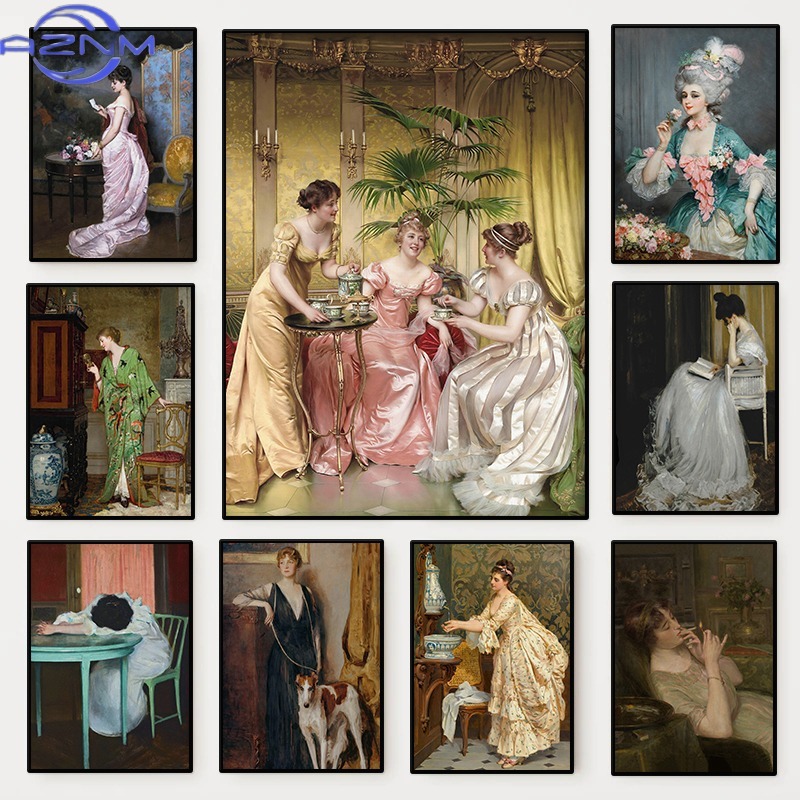 Постер с портретом женщины эпо – обзор и цена Vintage Fashion Prints For Wall