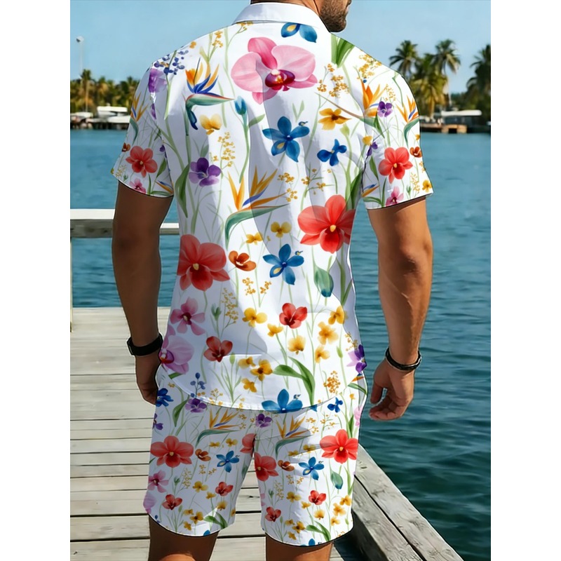Мужской летний комплект: рубаш – обзор и цена Printed Floral Shirt