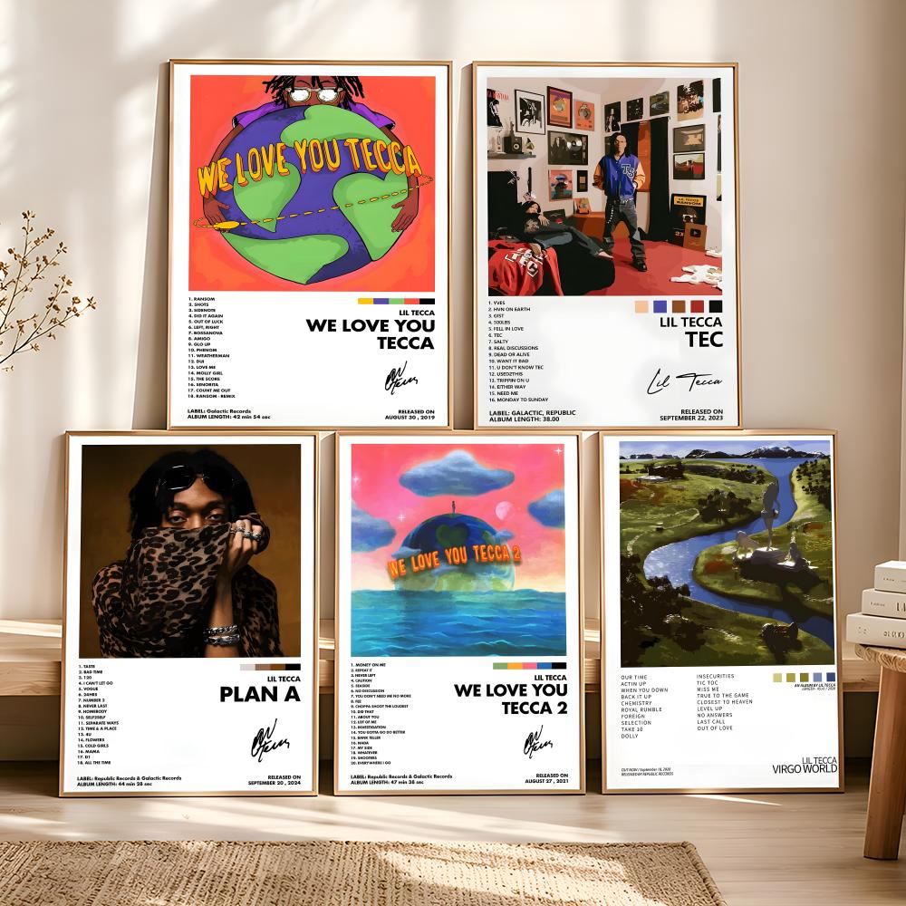 Постер L-lil Tecca ABLUM с кал – обзор и цена Vintage Fashion Prints For Wall