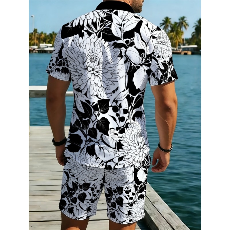 Мужской комплект: рубашка с ко – обзор и цена Printed Floral Shirt