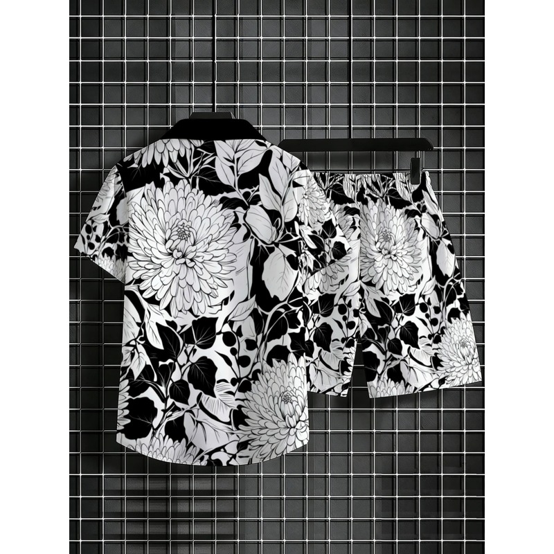 Мужской комплект: рубашка с ко – обзор и цена Printed Floral Shirt