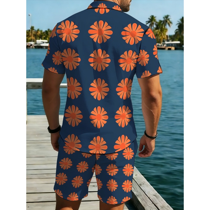 Мужской комплект из рубашки с  – обзор и цена Printed Floral Shirt