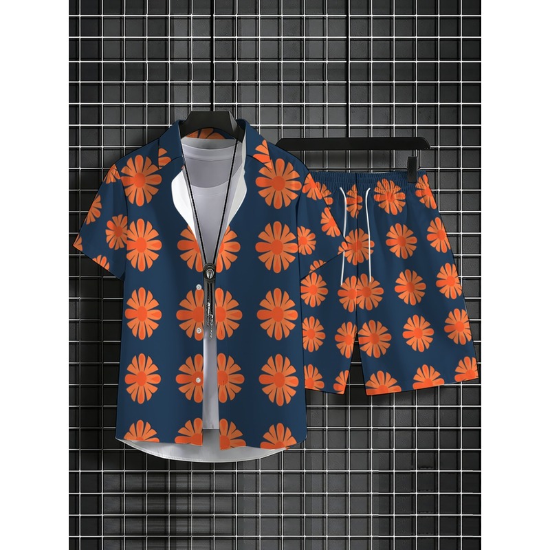 Мужской комплект из рубашки с  – обзор и цена Printed Floral Shirt