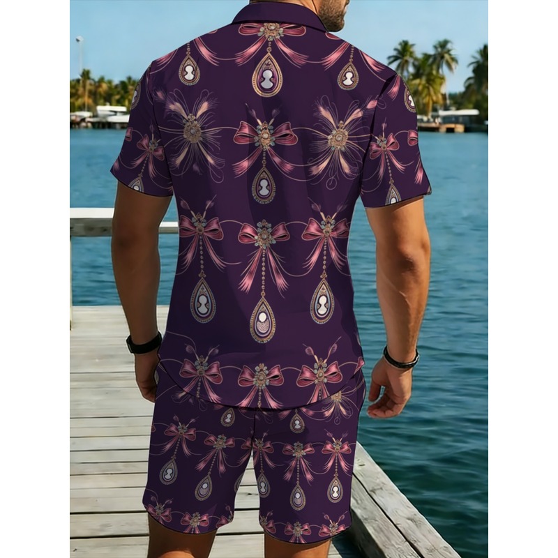 Мужской комплект: рубашка с ко – обзор и цена Printed Floral Shirt