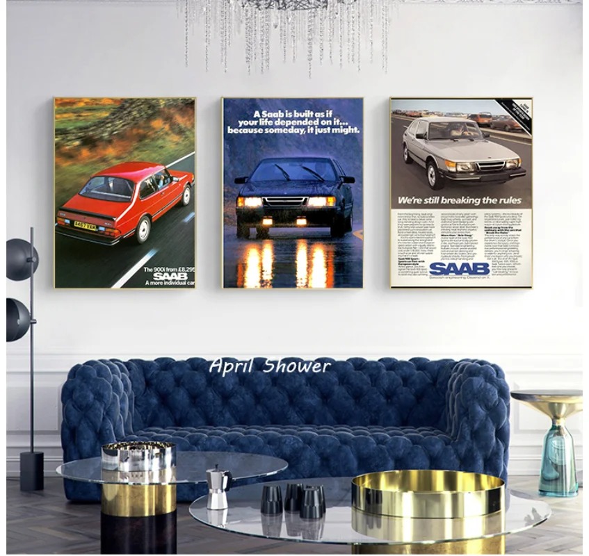 Классический винтажный Saab 90 – обзор и цена Vintage Fashion Prints For Wall