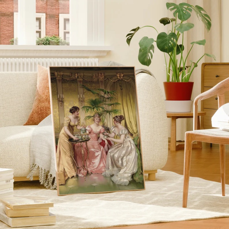 Женский портретный постер в ст – обзор и цена Vintage Fashion Prints For Wall