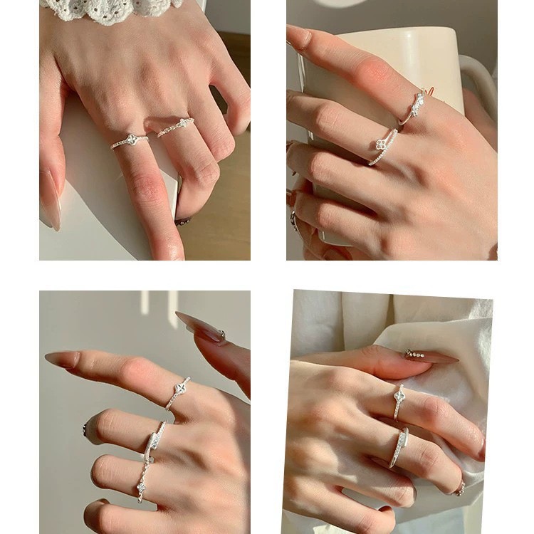 Кольца из стерлингового серебр – обзор и цена Vintage Fashion Rings For Women