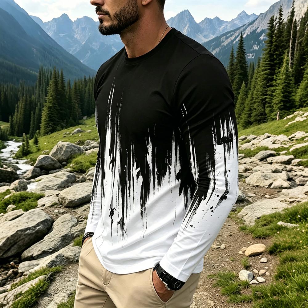 Мужская футболка с длинным рук – обзор и цена Vintage Fashion For Men